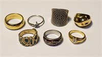 Costume Jewelry (Seven) Rings