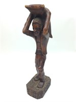 1960’S HAITIAN HANDCARVED STATUES LOT 1