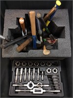 Assorted Hammers W/ Tap & Die Set