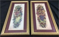 1997 GLYNDA TURLEY ABUNDANCE I & II FRAMED PICS