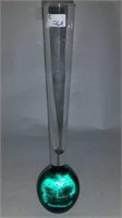 8 in 1/2 inches Bud vase Blue Glass