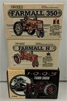 3x- Farmall 350, H & I-D 9 Tractors