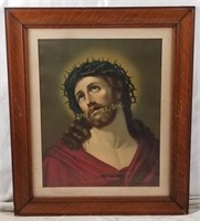 Vintage Jesus Art Print Litho