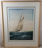 McNulty Tide Race Numbered Print Litho