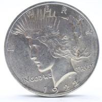 1922-P Peace Silver Dollar - UNC
