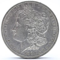 1891-S Morgan Silver Dollar - AU