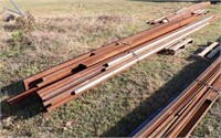 PALLET OF ROUND STEEL PIPE AND TUBING