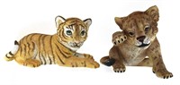 R. J. Brown R.S.L. Porcelain Wildcat & Tiger