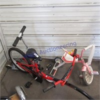 Schwinn bike- tag along,  scooter