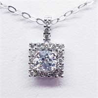 Valued $4500 14K  Diamond (I1)(0.27ct) 19 Diamond