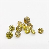Valued $400   Genuine Assorted Yellow Diamonds(0.2