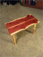 Handcrafted Cedar Bench