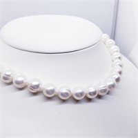 Valued $1223   Silver Fresh Water Pearl With Clasp