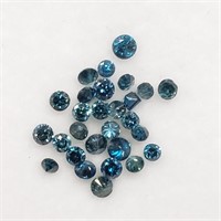 Valued $400   Genuine Assorted Blue Diamonds(0.4ct