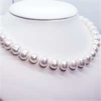 Valued $600   Silver Fresh Water Pearl Bead With C