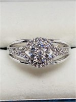 Valued $200 S/Sil CZ Ring