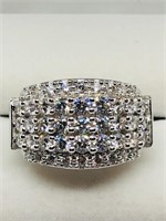 Valued $250 S/Sil CZ Ring