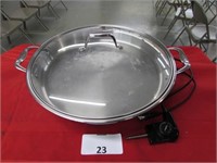 Electric Pan W/ Lid