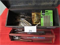 Tire Repair Kit, Misc. Tools w/ Metal Box