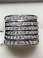 Valued $450 S/Sil CZ Ring