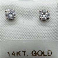 Valued $1297 14K   Diamond(G-H, I1-I2, 0.3ct) Earr