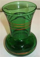Small green vase