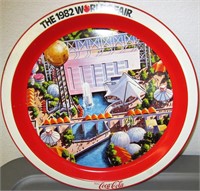 Coca - Cola and  1982 Worlds Fair TIn