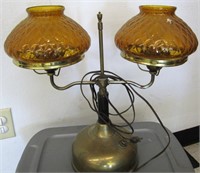 Converted  Dual light oil lamp