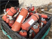 MIXED LOT FIRE EXTINGUISHERS
