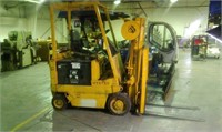 Hyster 2000 pound electric forklift includes