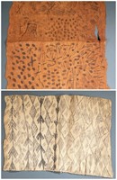 Pygmy bark cloths. 20th century.