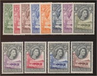 BECHUANALAND PROTECTORATE #154-165 MINT VF H