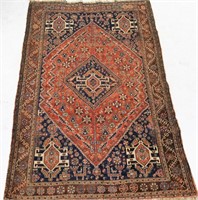 ANTIQUE HAND KNOTTED CAUCASIAN RUG