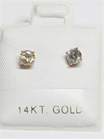 14K White Gold Diamond (0.4cts) Earrings