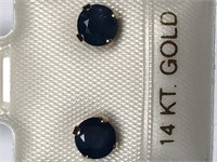 10KT Gold Sapphire (0.72ct) Earrings