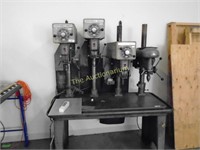 Drill Press Bench 4 Rockwell Drills Assembly line