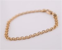 14kt Yellow Gold Chain Bracelet