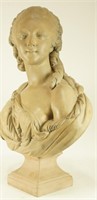 VINTAGE CERAMIC BUST OF COUNTESS DU BARRY