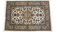 HAND KNOTTED PERSIAN KASHAN RUG