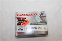 Winchester 20 gauge 2 3/4" 20 pellets