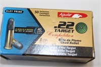 10 Boxes Aquila target .22 long rifle lead 500