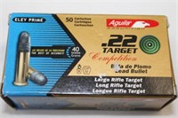 10 Boxes Aquila target .22 long rifle lead 500