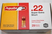 Aguila 22 Super Extra Short 500 rounds