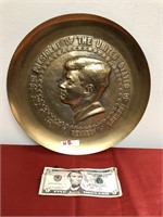JFK Memorabilia Plate