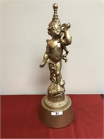 Classical Brass Boy Statuette