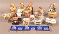 Grouping of Figurines and Knick-Knacks. Bobbin