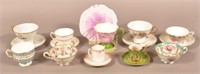 Grouping of Cups and Saucers. Good condition.