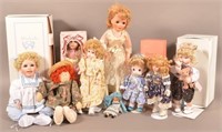 9 Various Baby Dolls. Including Hamilton