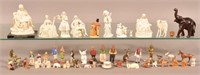 Grouping of Figural and Animal Figurines. Tallest