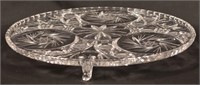 Cut Glass Low Cake Stand. 1-1/2"h. x 12"dia.